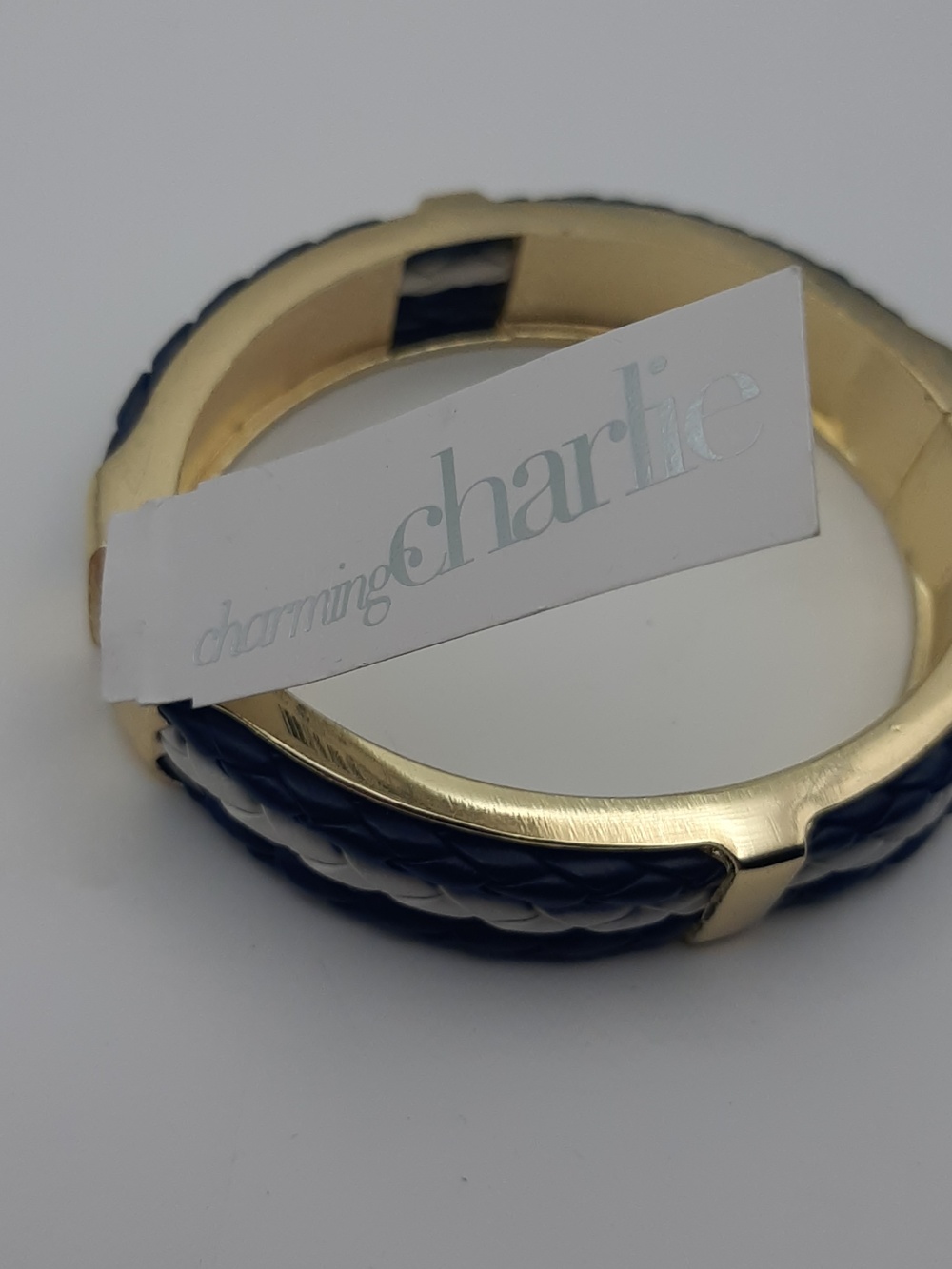 Charming Charlie Leather Bangle NWT